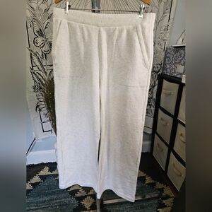 EUC Haven Well Within Cozy Cream Lounge Pants Size Large